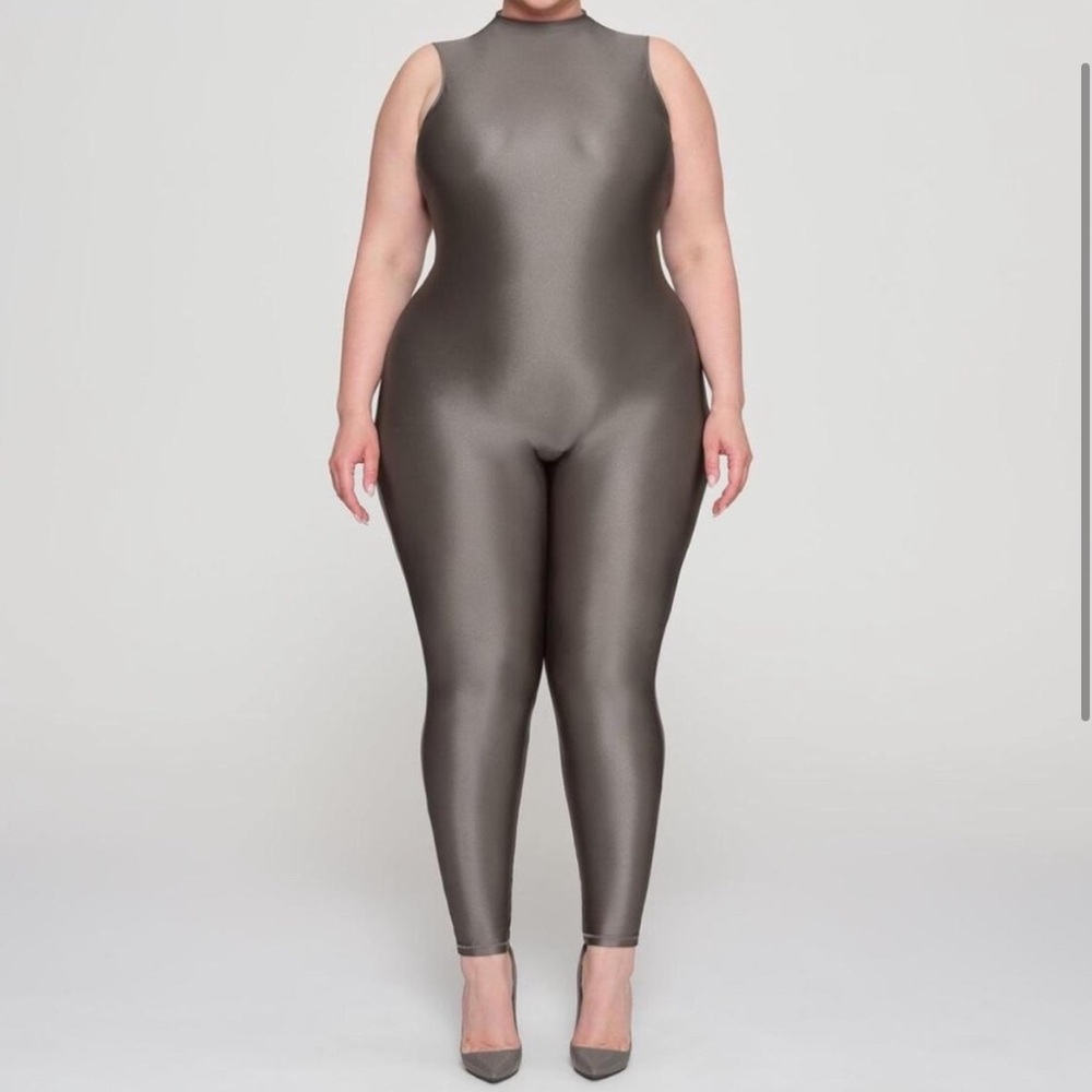 Skims Shine Mockneck jumpsuit